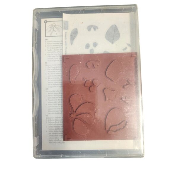 Stampin Up! 5 Complete Stamp Sets, Flowers, Labels, Tags, Vintage, and more - Picture 8 of 10